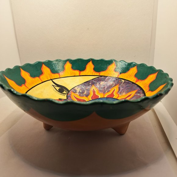 Mexican sun dish plate. - Picture 3 of 6